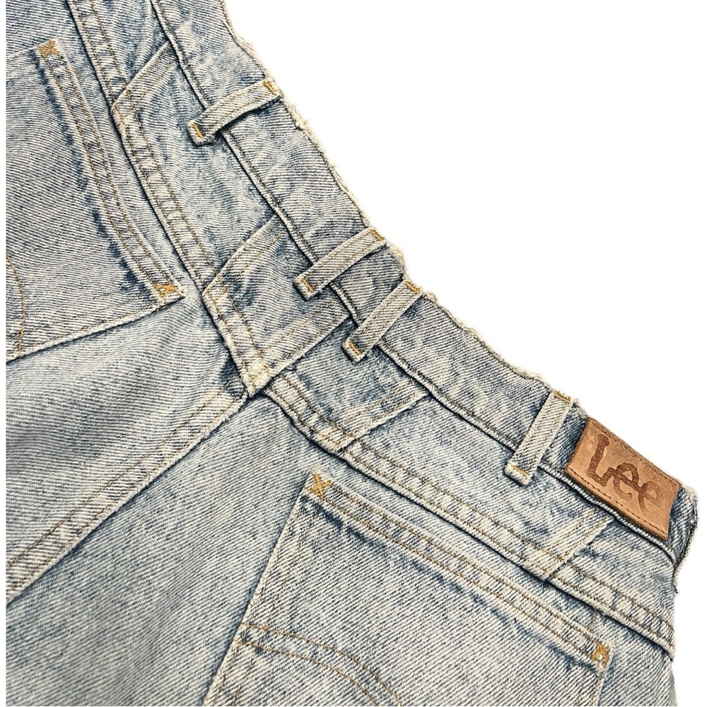Vintage Lee High Waist Cut Off Jean Denim Shorts - Picture 5 of 6